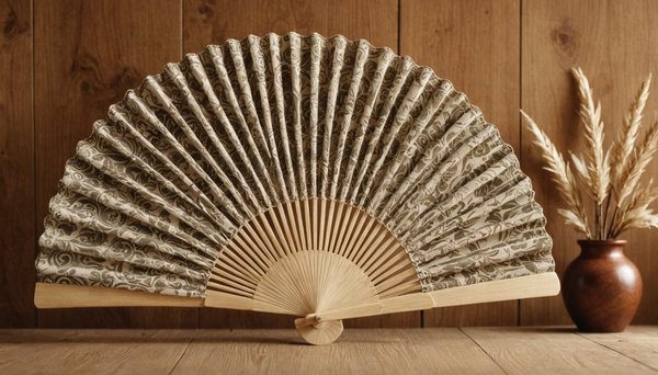 Éventail en bois et tissu : l'accessoire indispensable de l'été