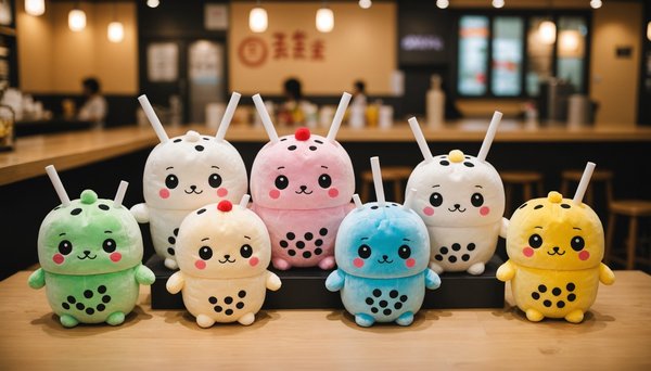 Explorez l'univers fascinant de la peluche bubble tea !